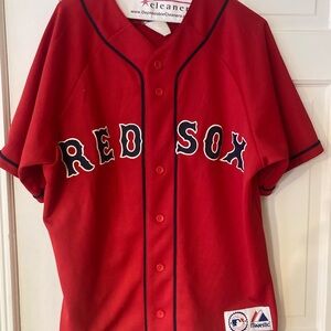 Majestic Red Polyester Jersey